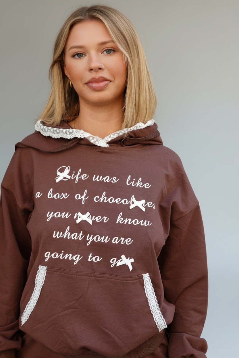 Sophie Set Bruin - 'Life Was Like A Box Of Chocolates' Set