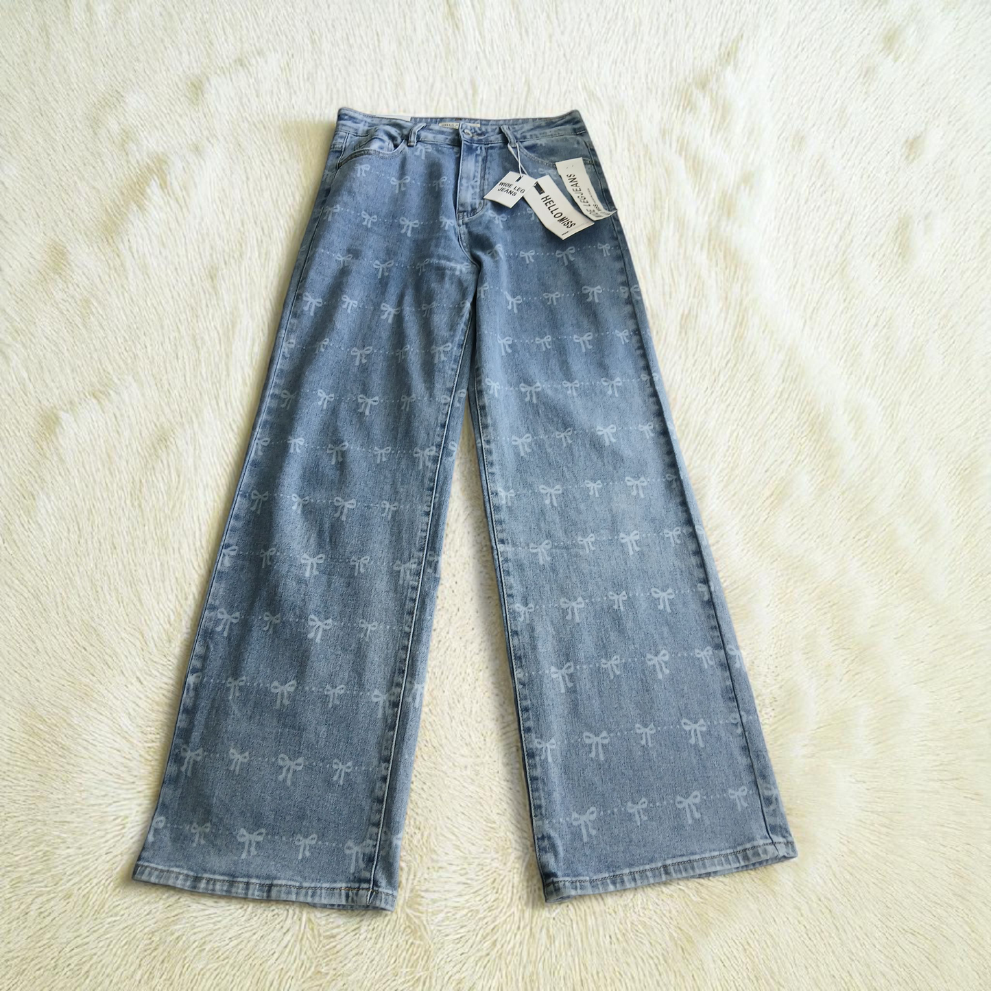 Feline Wide Leg Jeans